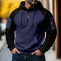 Zipper Decorations Brushed Sports Leisure Pullover Hooded Sweater