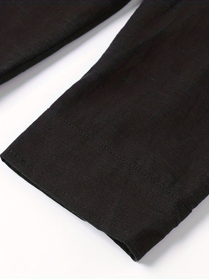 Loose Colored Lapel Long-sleeved Casual Men's Shirt For Teenagers