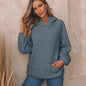 Women's Solid Color Hooded Sweater Regular Sleeve