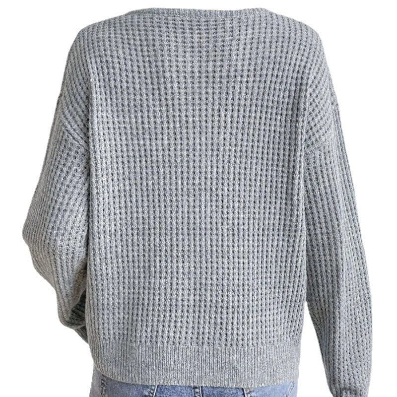 Morning Long Sleeve Sweater Spring Autumn Underwear Comfort And Casual Sweater