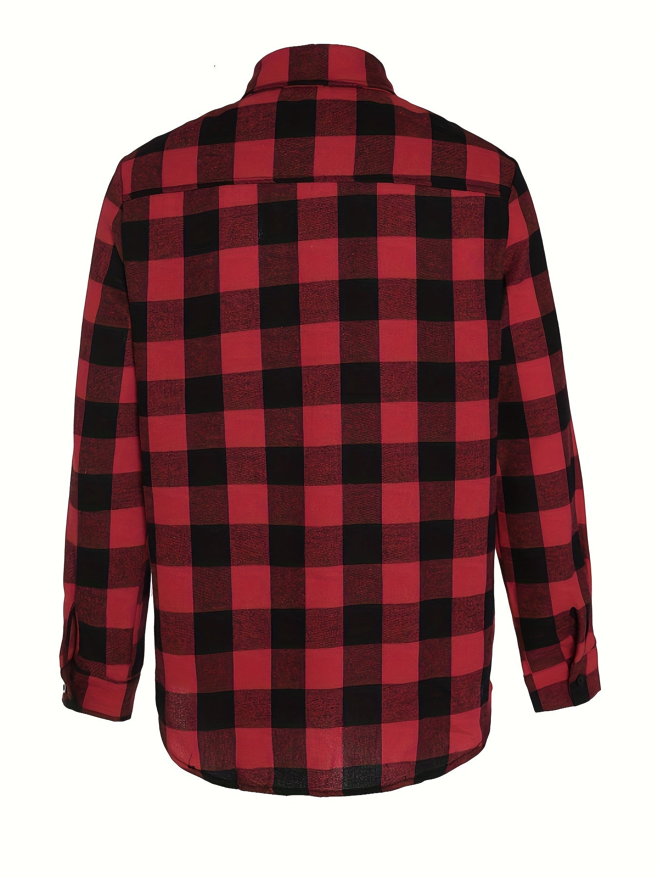 Teenage Men's Checked Long-sleeved Casual Shirt